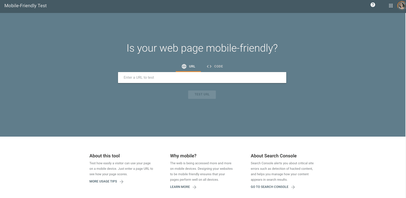 Google mobile test - multifamily marketing